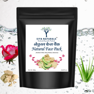 Natural Glow Face Pack with Multani Mitti, Rose & Aloe Vera – Deep Cleansing & Hydrating Formula